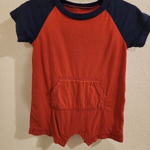 Carter's Red and Navy Short Sleeve Tee with Pocket